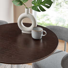 Modway Lippa 28" Round Wood Bar Table