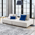 Modway Saunter 2-Piece Tufted Fabric Fabric Loveseat