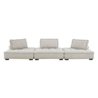 Modway Saunter 3-Piece Tufted Fabric Fabric Sofa