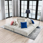 Modway Saunter 4-Piece Tufted Fabric Fabric Sectional Sofa