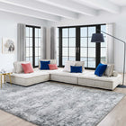 Modway Saunter 4-Piece Tufted Fabric Fabric Sectional Sofa