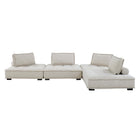 Modway Saunter 4-Piece Tufted Fabric Fabric Sectional Sofa