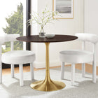 Modway Lippa 36" Round Wood Dining Table