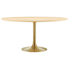 Modway Lippa 60" Round Wood Dining Table  