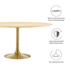 Modway Lippa 60" Round Wood Dining Table