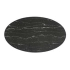 Modway Lippa 54" Oval Faux Marble Dining Table