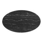 Modway Lippa 60" Oval Faux Marble Dining Table