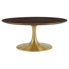 Modway Lippa 36" Round Wood Coffee Table  