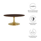 Modway Lippa 36" Round Wood Coffee Table