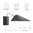 Modway Journey 7" Swing Arm Wall Sconce