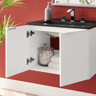 Modway Maybelle 24" Wall-Mount Bathroom Vanity