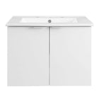 Modway Maybelle 24" Wall-Mount Bathroom Vanity