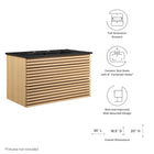 Modway Render 36" Wall-Mount Bathroom Vanity