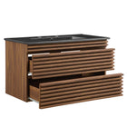 Modway Render 36" Wall-Mount Bathroom Vanity