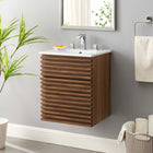 Modway Render 18" Wall-Mount Bathroom Vanity