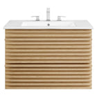 Modway Render 30" Wall-Mount Bathroom Vanity
