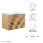 Modway Render 30" Wall-Mount Bathroom Vanity