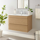 Modway Render 30" Wall-Mount Bathroom Vanity