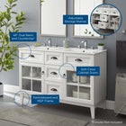 Modway Isle 48" Double Bathroom Vanity Cabinet