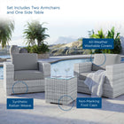 Modway Convene 3-Piece Outdoor Patio Set