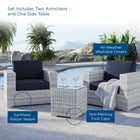Modway Convene 3-Piece Outdoor Patio Set