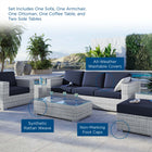 Modway Convene 6-Piece Outdoor Patio Set