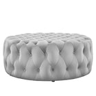 Modway Amour Tufted Button Large Round Performance Velvet Ottoman