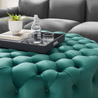 Modway Amour Tufted Button Large Round Performance Velvet Ottoman