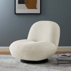 Modway Kindred Boucle Upholstered Upholstered Fabric Swivel Chair
