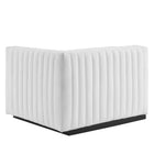 Modway Conjure Channel Tufted Upholstered Fabric Right-Arm Chair