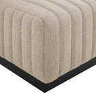 Modway Conjure Channel Tufted Upholstered Fabric Ottoman