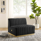 Modway Conjure Channel Tufted Performance Velvet Armless Chair