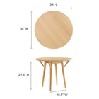 Modway Gallant 36" Dining Table