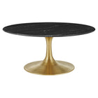 Modway Lippa 36" Round Faux Marble Coffee Table  