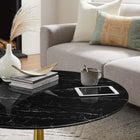 Modway Lippa 36" Round Faux Marble Coffee Table
