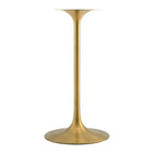Modway Lippa 28" Round Faux Marble Bar Table