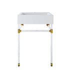 Modway Redeem 24" Acrylic Wall-Mount Bathroom Vanity  
