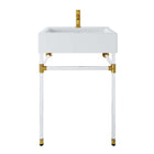 Modway Redeem 24" Acrylic Wall-Mount Bathroom Vanity