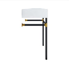 Modway Redeem 24" Wall-Mount Black Stainless Steel Bathroom Vanity