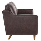 Modway Impart Genuine Leather Loveseat