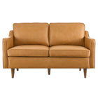 Modway Impart Genuine Leather Loveseat
