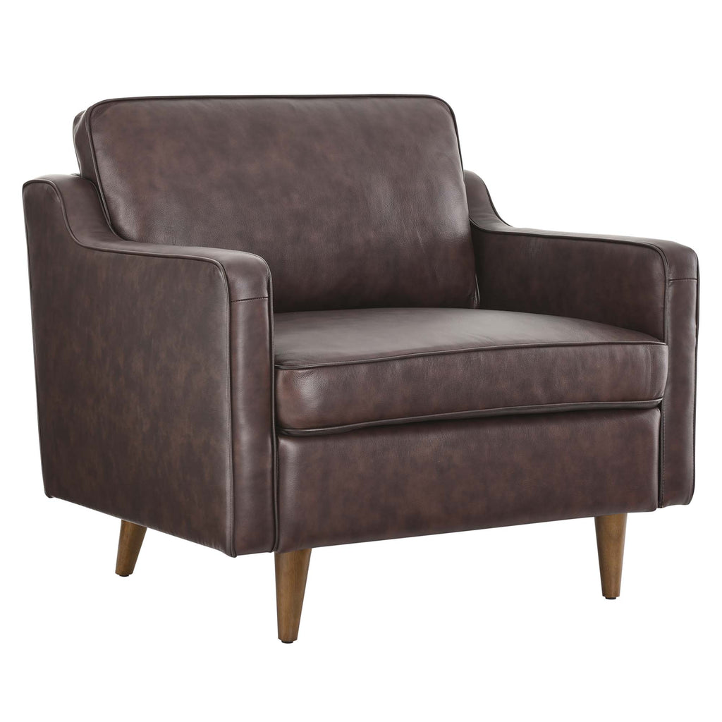 Modway Impart Genuine Leather Armchair  
