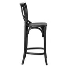 Modway Gear Counter Stool - Wood Seat