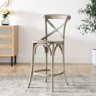 Modway Gear Counter Stool - Wood Seat