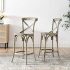 Modway Gear Counter Stool - Wood Seat