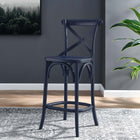Modway Gear Counter Stool - Wood Seat
