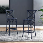 Modway Gear Counter Stool - Wood Seat