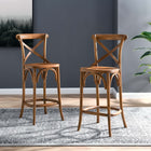 Modway Gear Counter Stool - Wood Seat