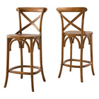 Modway Gear Counter Stool - Wood Seat