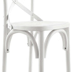 Modway Gear Counter Stool - Wood Seat